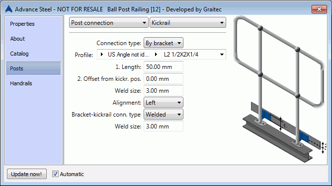 Ball post